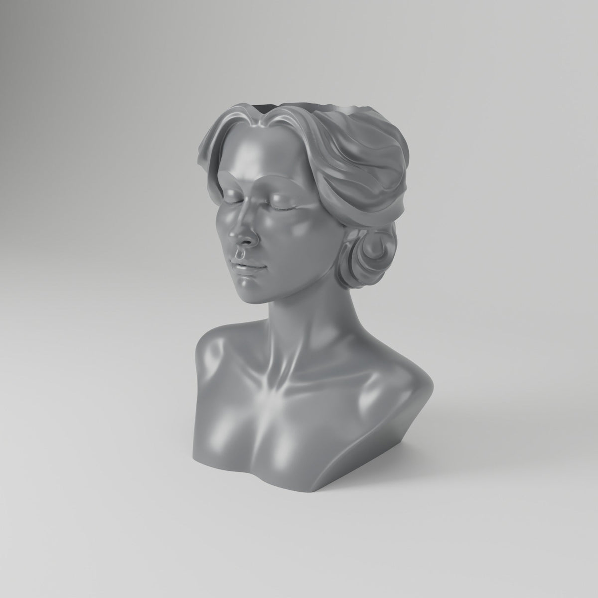 Muse Head Vase – Classic Female Bust Flower Vase - Northern Foundry