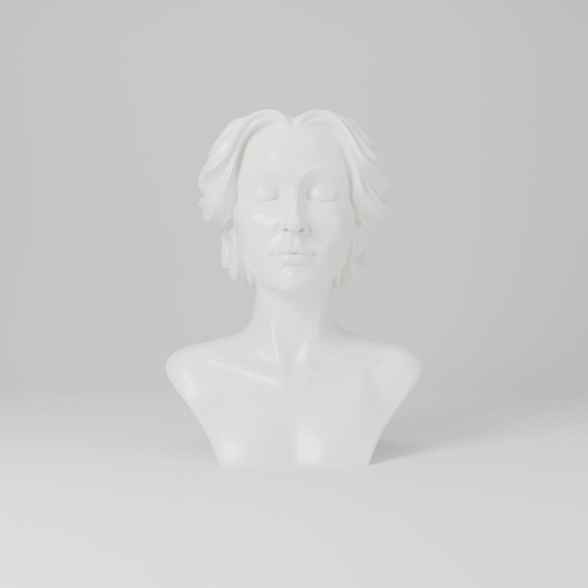 Muse Head Vase – Classic Female Bust Flower Vase - Northern Foundry