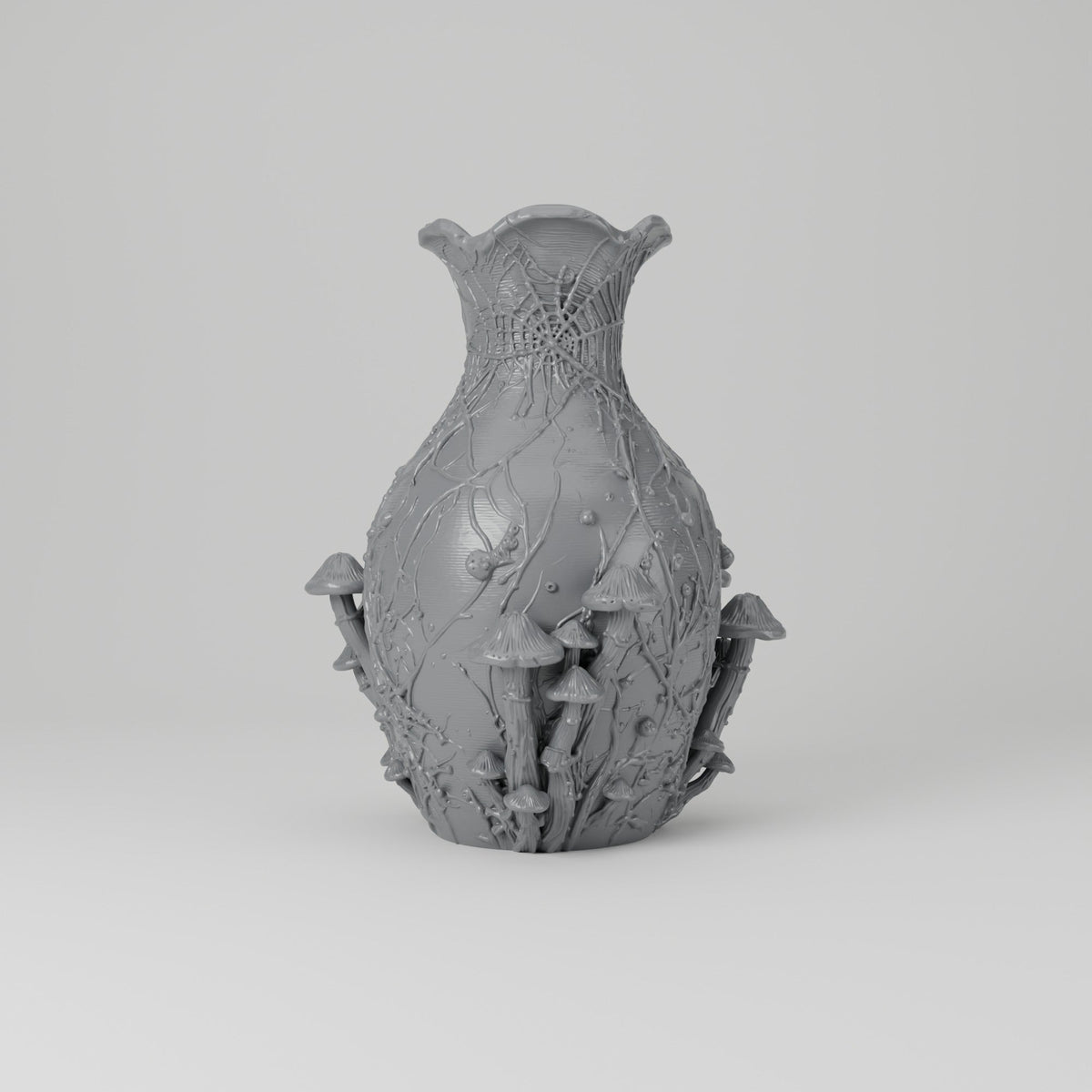 Mushroom Vine Vase – Woodland Autumn Decor - Northern Foundry