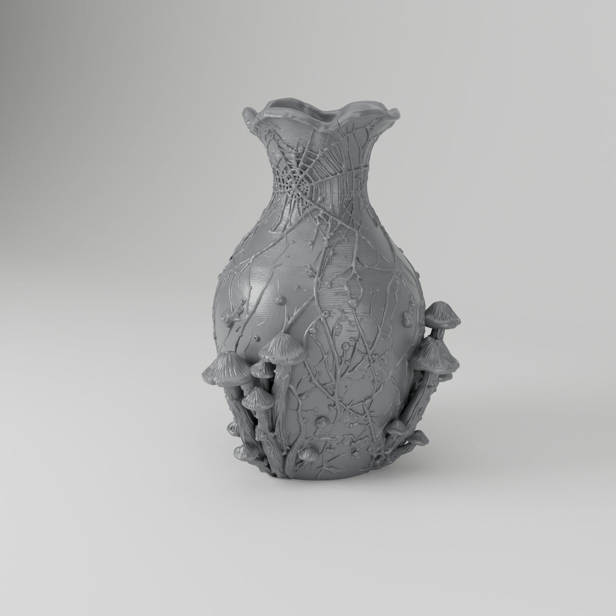 Mushroom Vine Vase – Woodland Autumn Decor - Northern Foundry