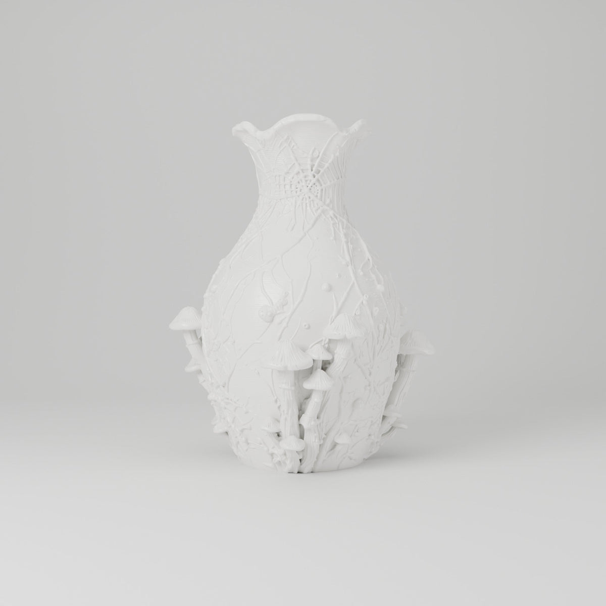 Mushroom Vine Vase – Woodland Autumn Decor - Northern Foundry