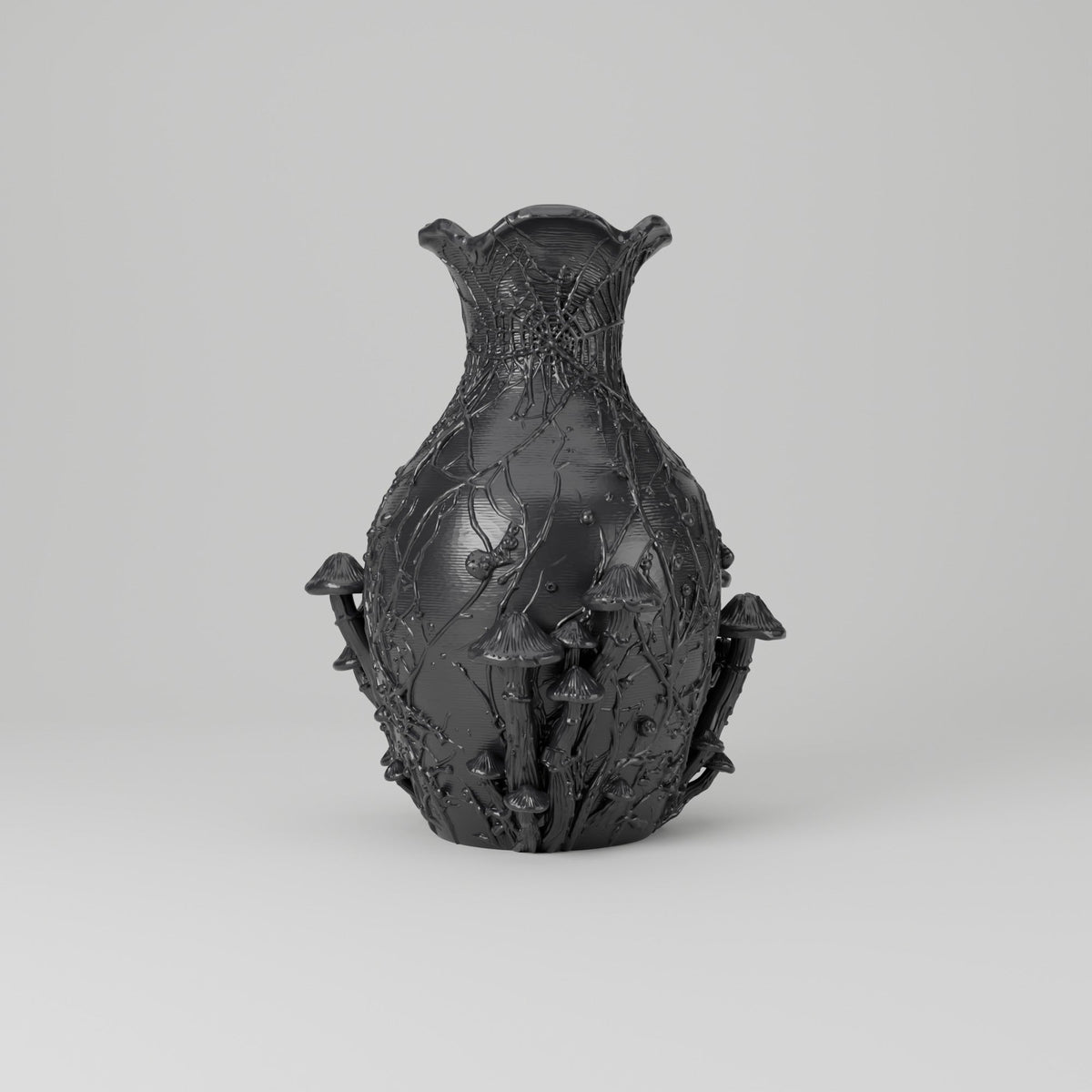 Mushroom Vine Vase – Woodland Autumn Decor - Northern Foundry