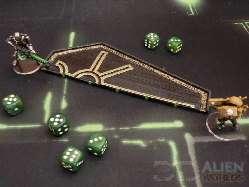 Necrontyr Dice Tray & Gaming Accessories Bundle - Northern Foundry
