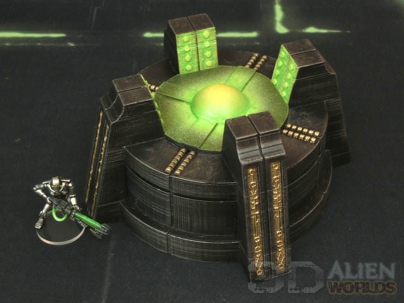 Necrontyr Power Generator Set – Alien Energy Terrain (28mm/32mm/40mm) - Northern Foundry