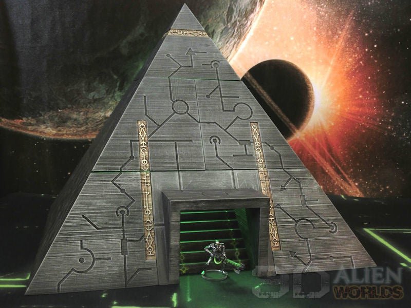 Necrontyr Pyramid – Alien Tomb-World Centerpiece (28mm/32mm/40mm) - Northern Foundry