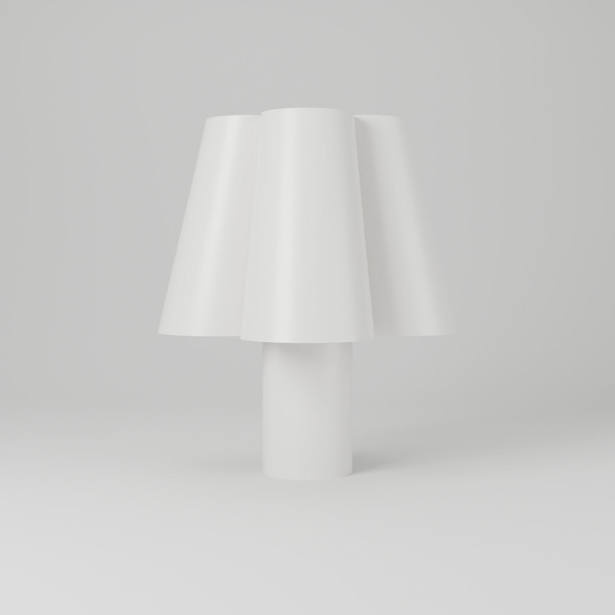 Norwyn Scalloped Table Lamp – 3D Printed Modern Bedside Lamp (White) - Northern Foundry