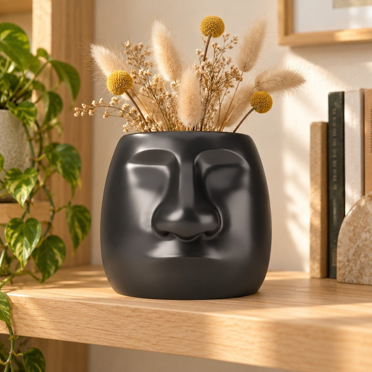 Nosey Buddy Face Vase – Cute Abstract Face Flower Vase - Northern Foundry