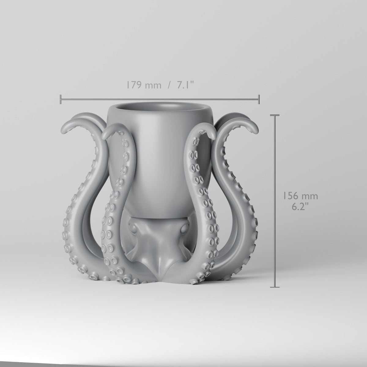 Octopus Organizer Cup – Tentacle Pen and Brush Holder - Northern Foundry