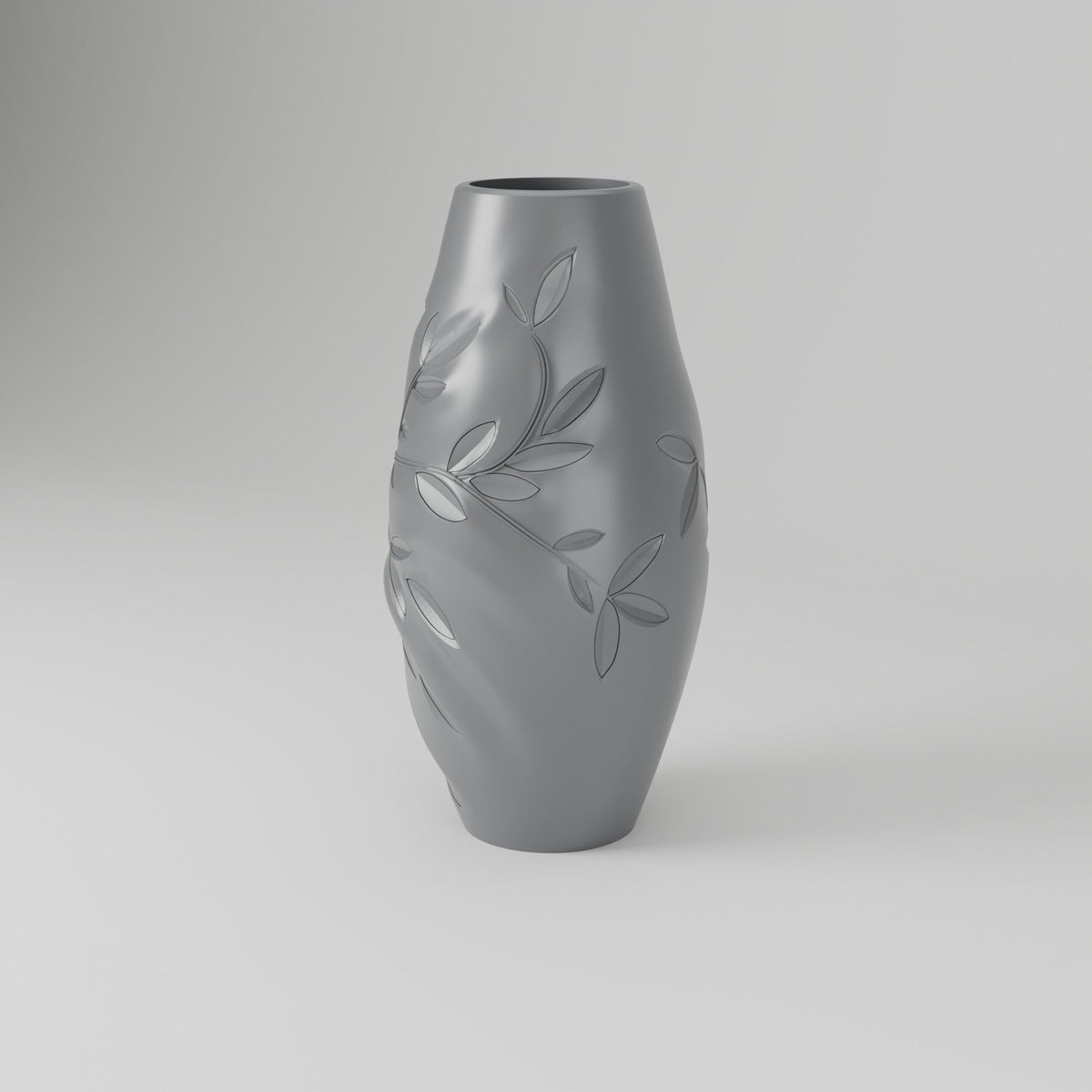 Olive Branch Relief Vase – Modern Sculptural Vase - Northern Foundry