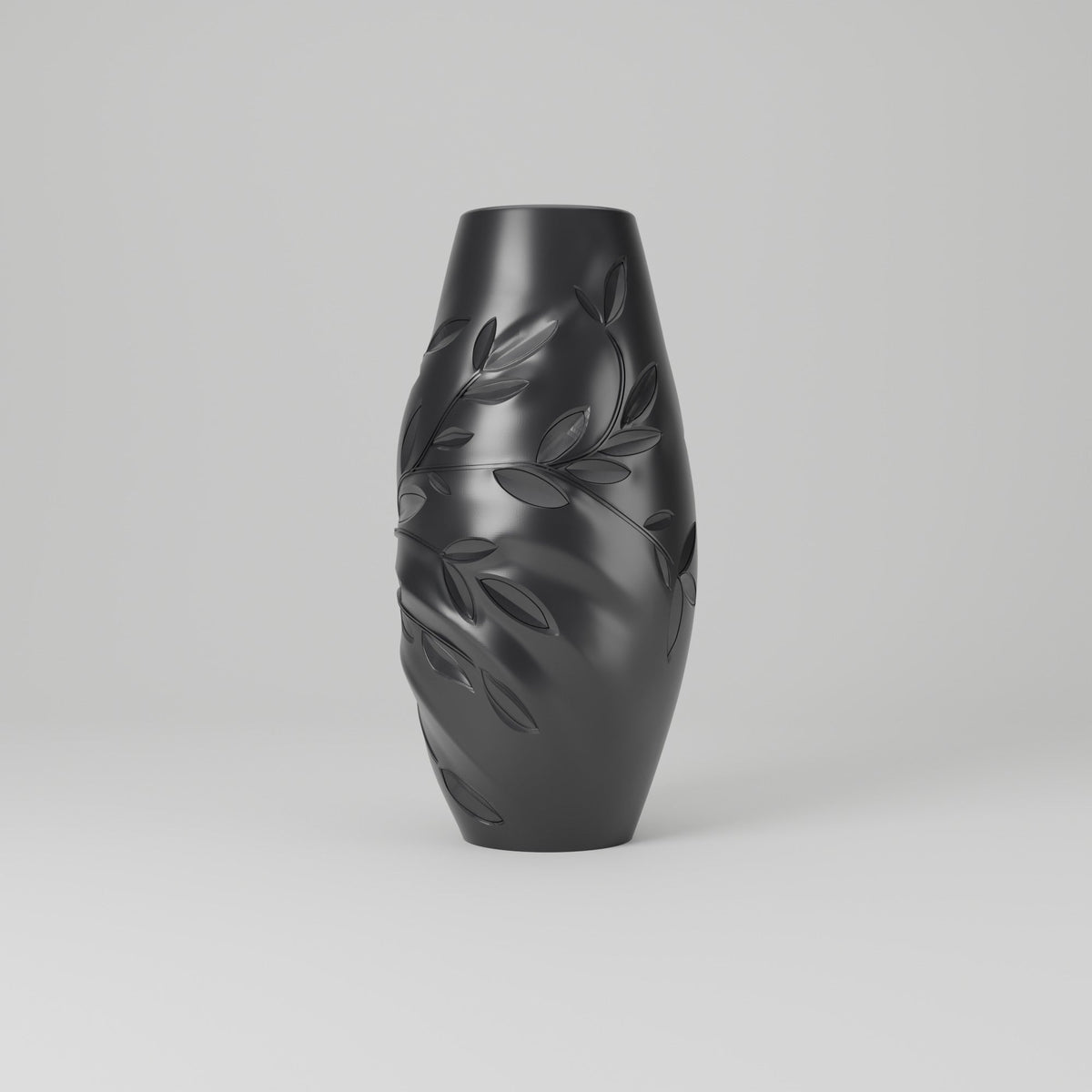 Olive Branch Relief Vase – Modern Sculptural Vase - Northern Foundry