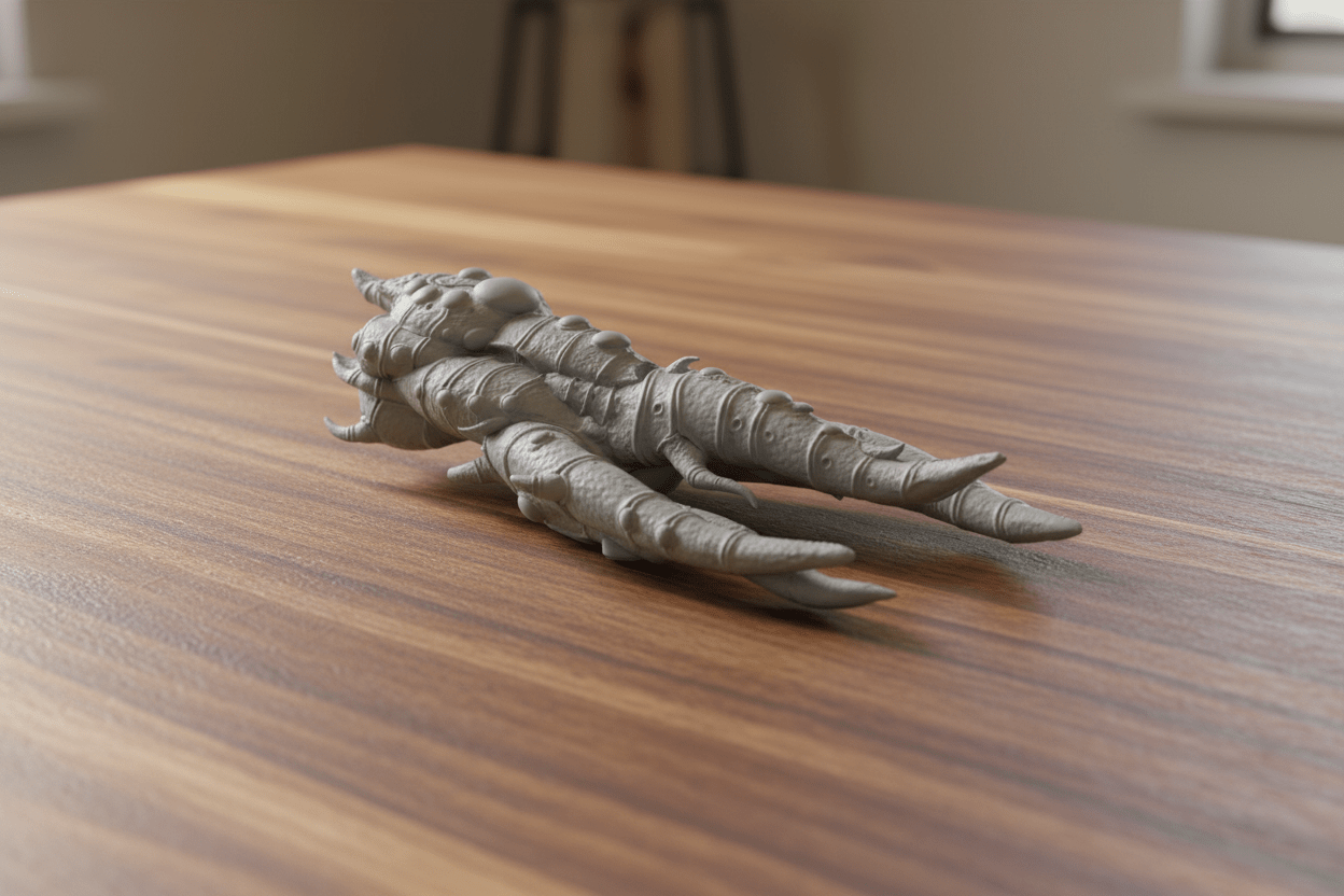 Oq'Uiar Rift Armada | Asymmetrical Alien Spaceships | "The Many" Sci - Fi Fleet | 1:128 Scale Miniatures | 8 Unit Bundle - Northern Foundry