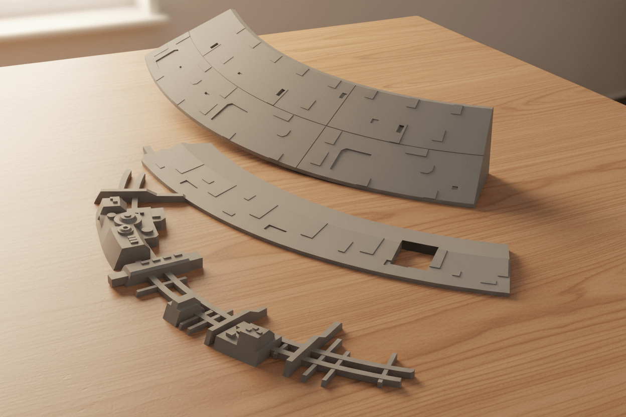 Orbital Battlefield — Space Station Wreckage & Scatter 28mm — Fat Dragon Games — Battlefront Valkyrie