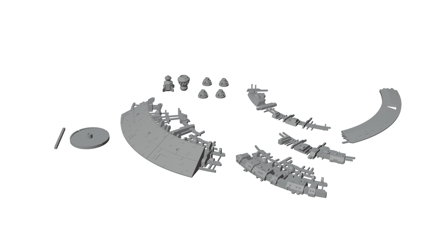 Orbital Battlefield — Space Station Wreckage & Scatter — Fat Dragon Games — Battlefront Valkyrie