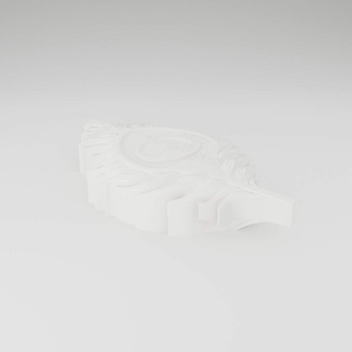 Peacock Feather Trinket Box – Sculpted Jewelry Box with Lid - Northern Foundry