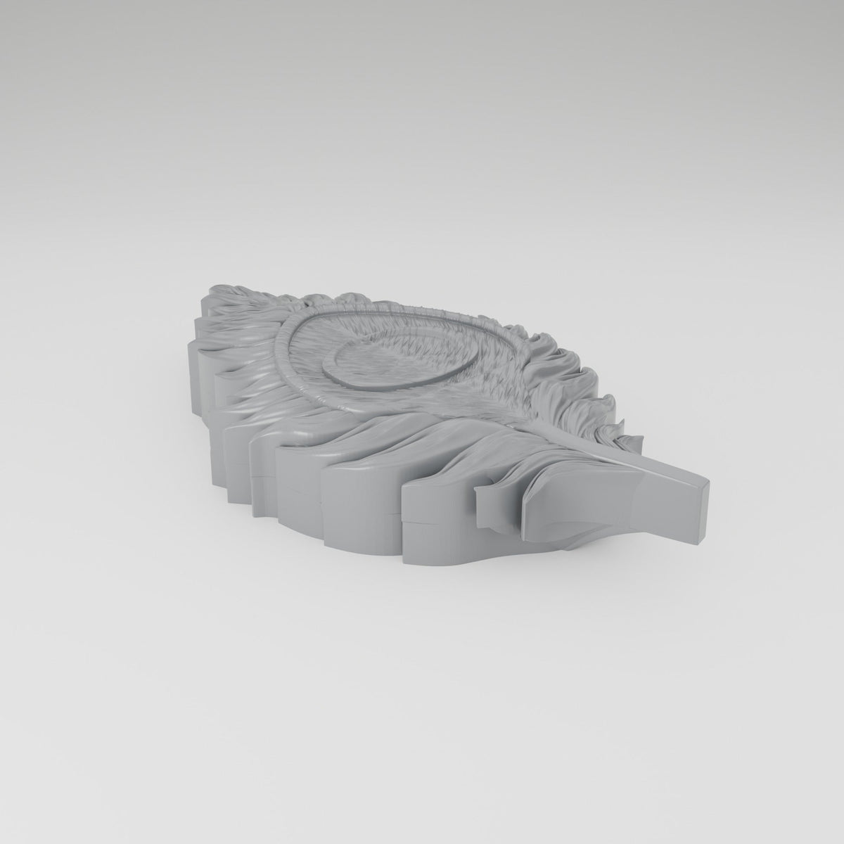 Peacock Feather Trinket Box – Sculpted Jewelry Box with Lid - Northern Foundry