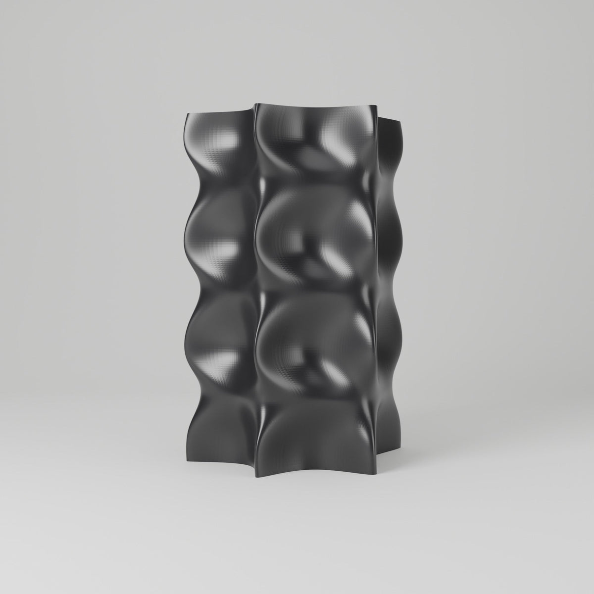 Plexo Geometric Wave Vase – Modern Sculptural Vase - Northern Foundry