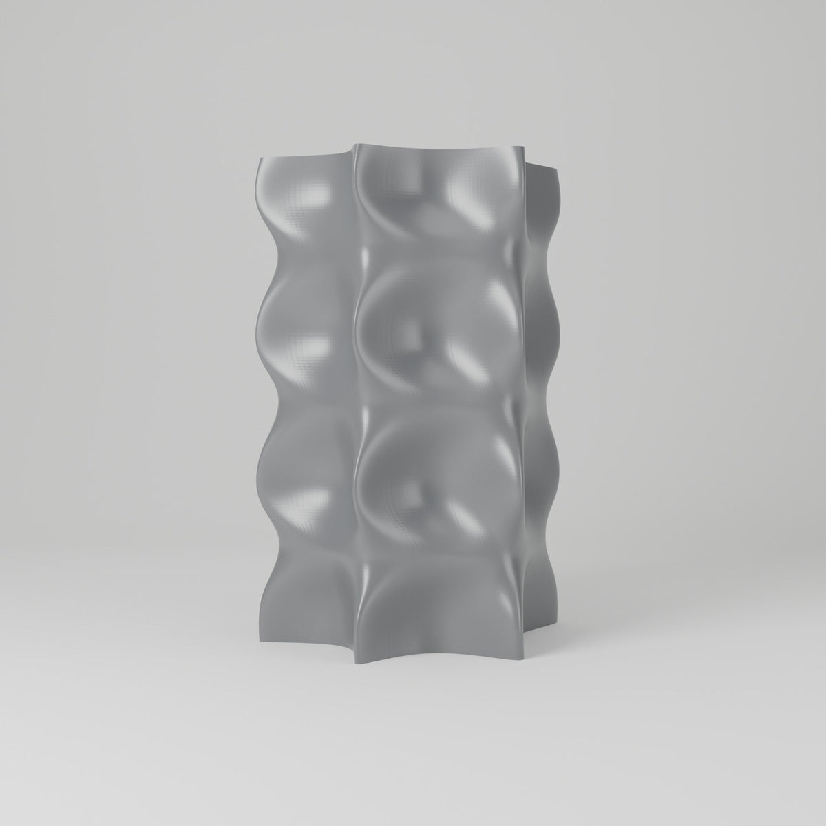 Plexo Geometric Wave Vase – Modern Sculptural Vase - Northern Foundry