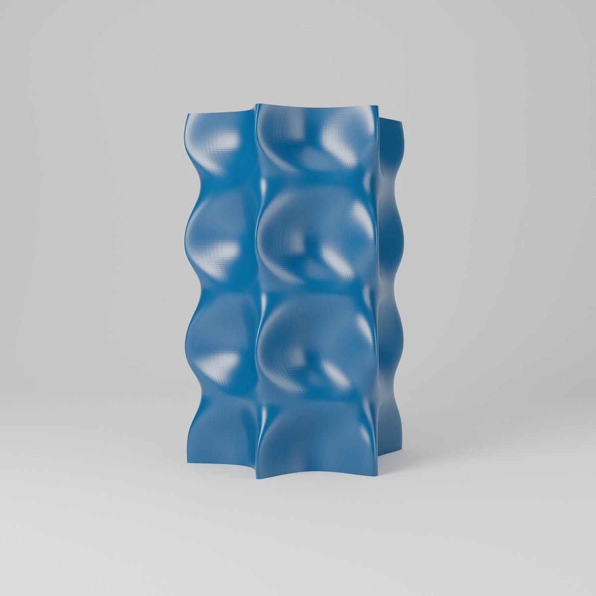 Plexo Geometric Wave Vase – Modern Sculptural Vase - Northern Foundry