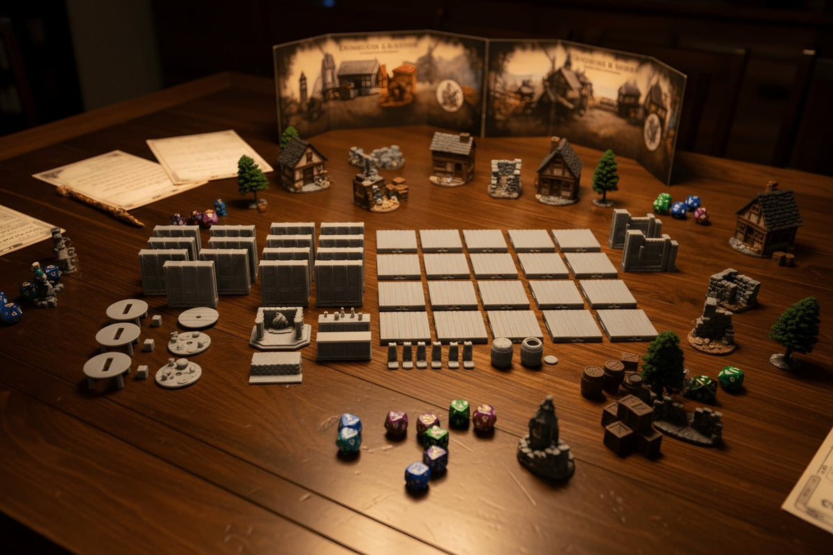 Prancing Dragon Tavern – 28mm Fantasy Interior Terrain - Northern Foundry