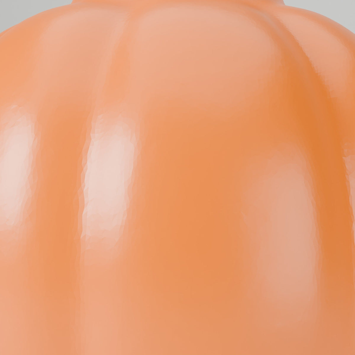 Pumpkin Vase – Ribbed Orange Fall Flower Vase - Northern Foundry