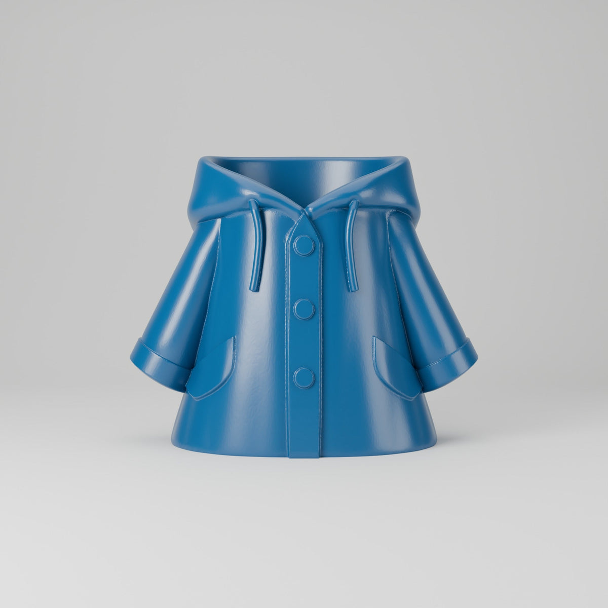 Raincoat Vase – Hooded Rain Jacket Novelty Vase - Northern Foundry