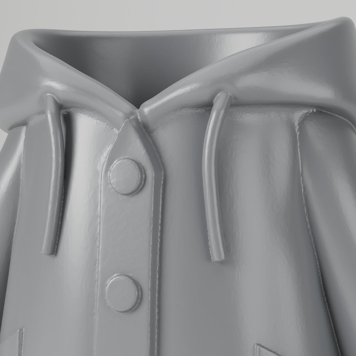 Raincoat Vase – Hooded Rain Jacket Novelty Vase - Northern Foundry