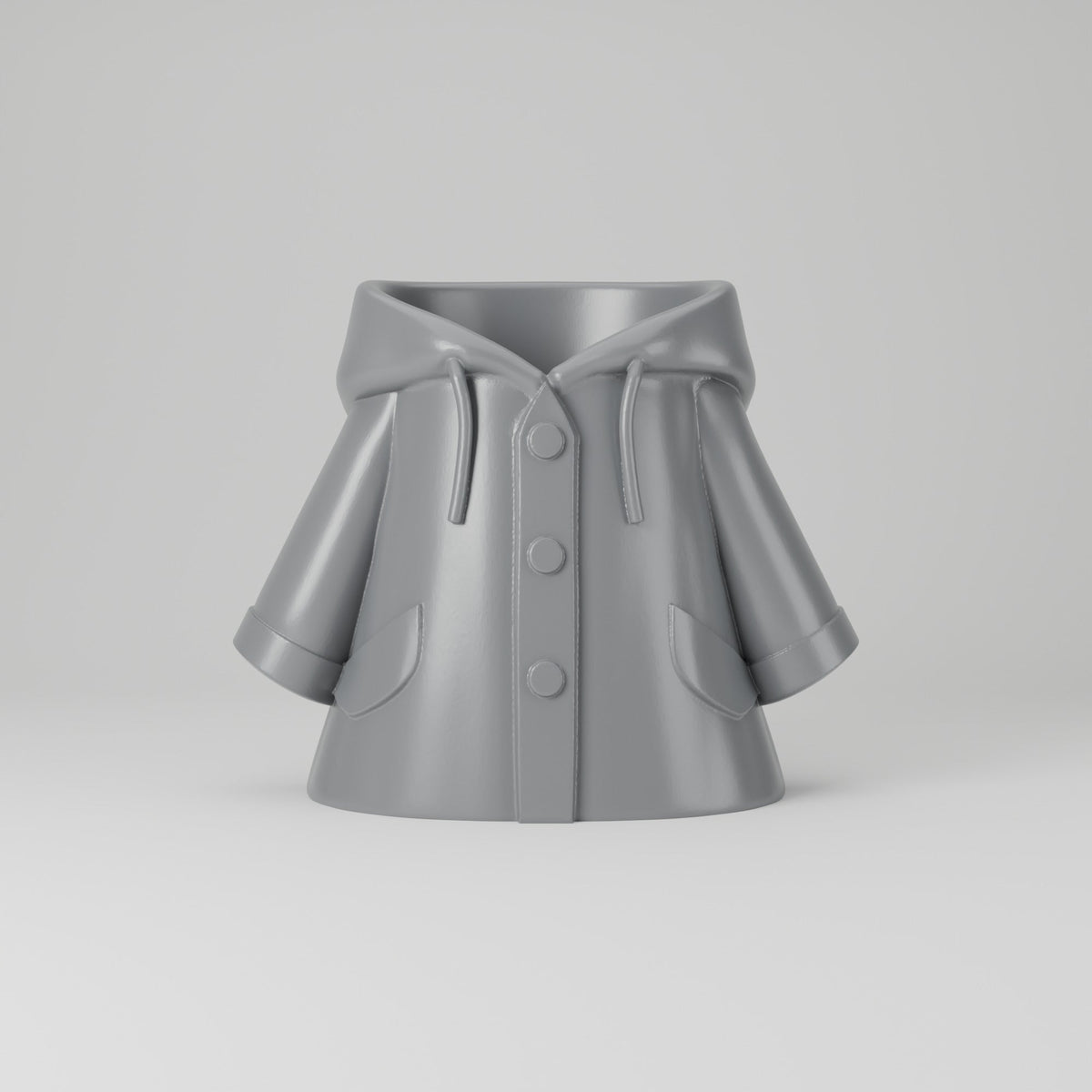 Raincoat Vase – Hooded Rain Jacket Novelty Vase - Northern Foundry