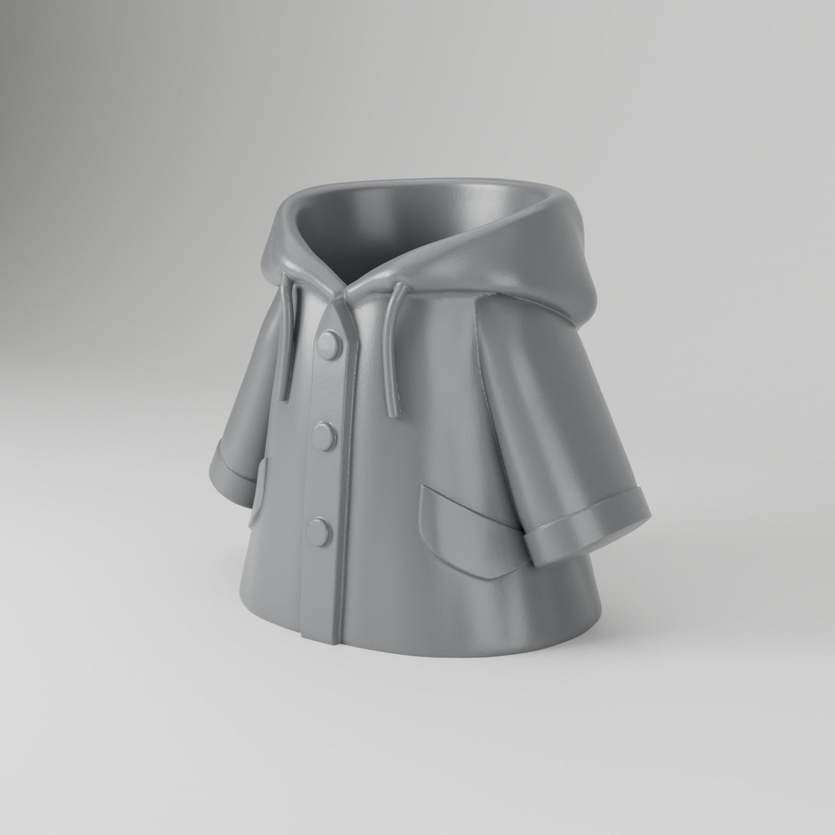 Raincoat Vase – Hooded Rain Jacket Novelty Vase - Northern Foundry