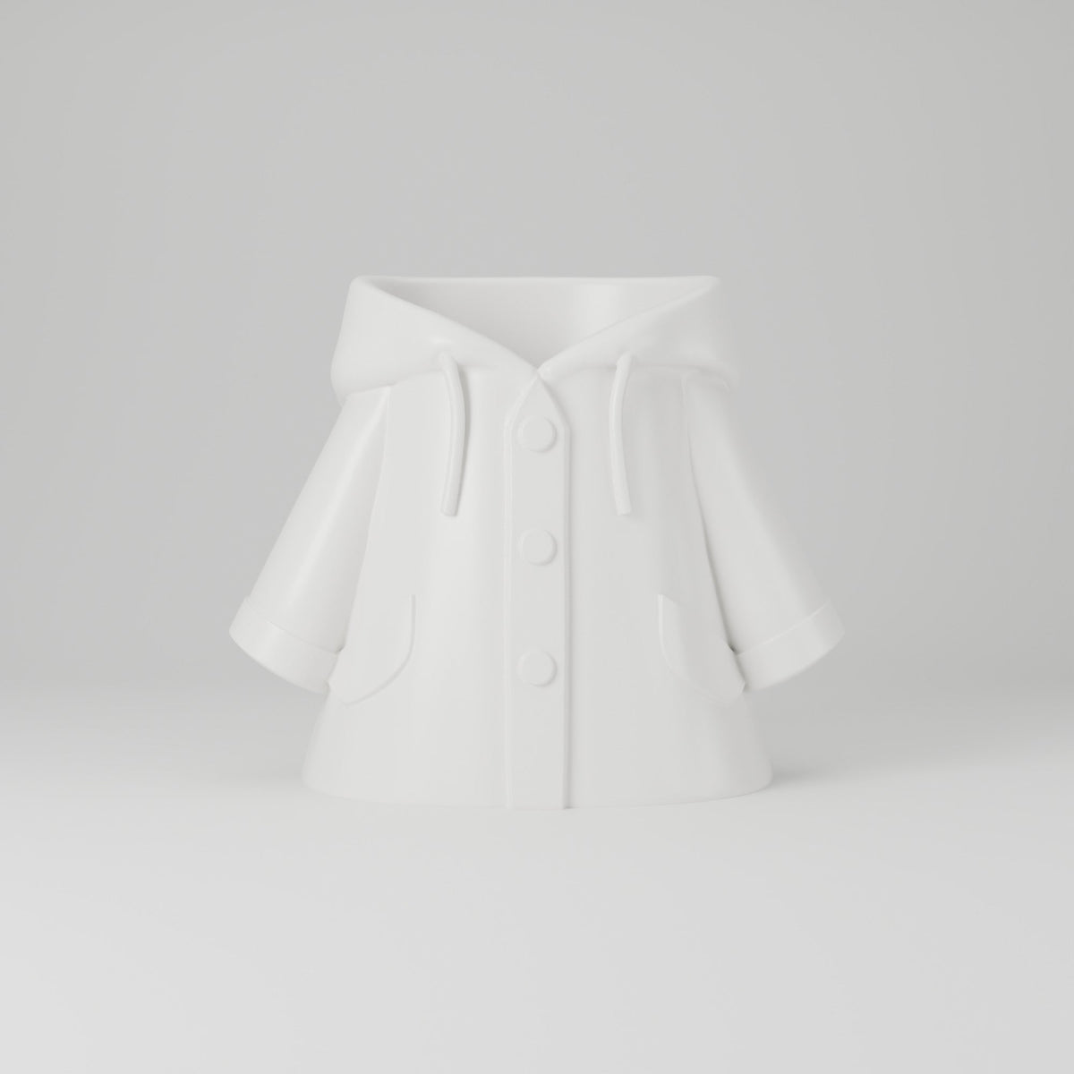Raincoat Vase – Hooded Rain Jacket Novelty Vase - Northern Foundry