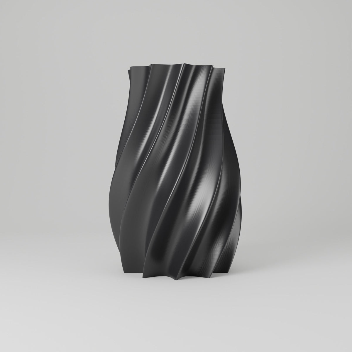 Raora Swirl Flower Vase – Modern Twisted Vase - Northern Foundry