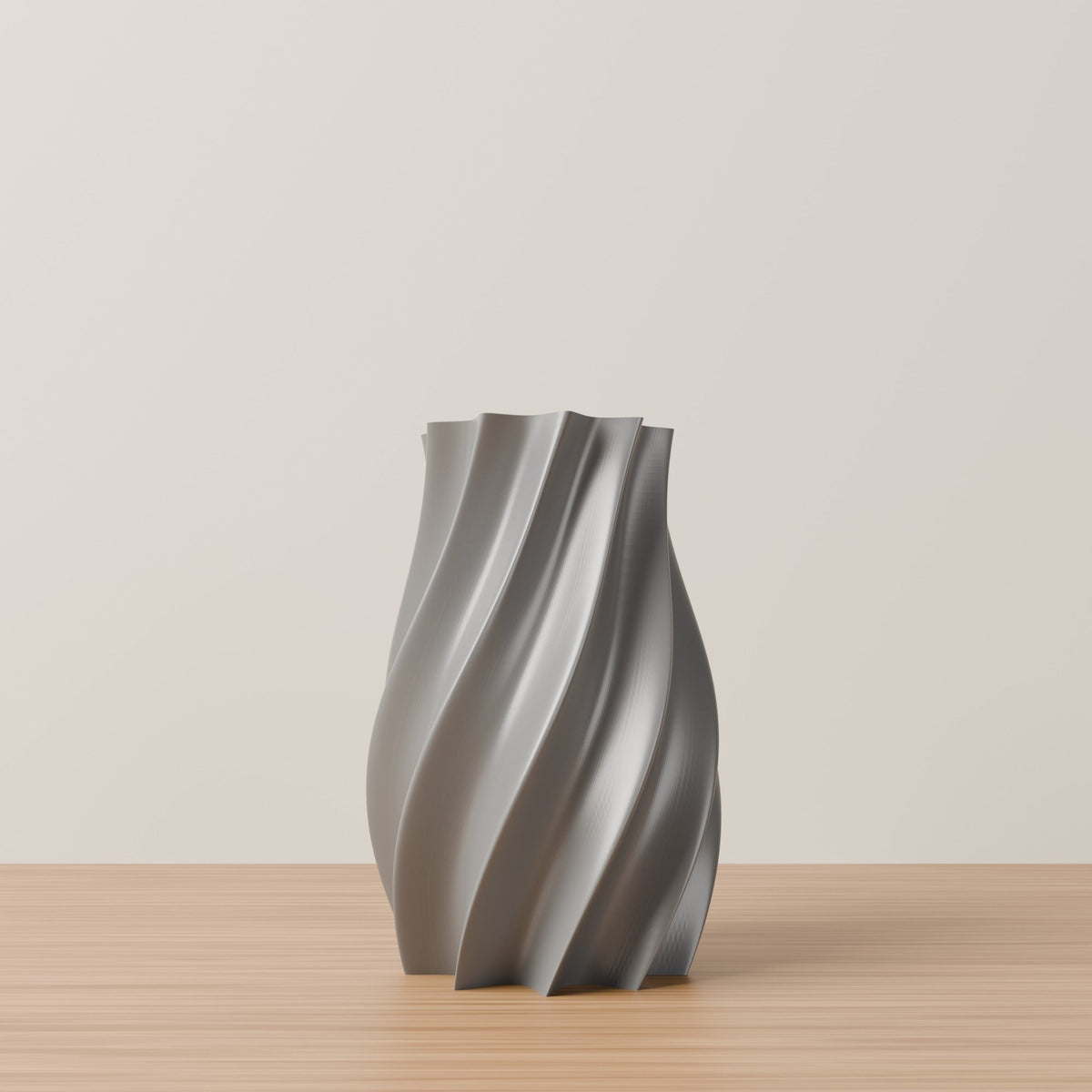 Raora Swirl Flower Vase – Modern Twisted Vase - Northern Foundry