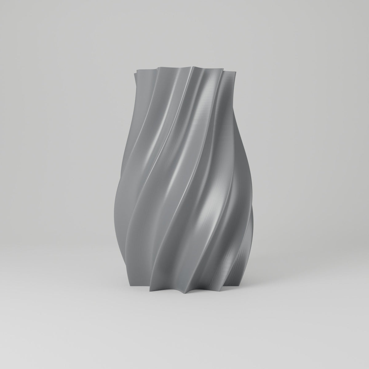 Raora Swirl Flower Vase – Modern Twisted Vase - Northern Foundry
