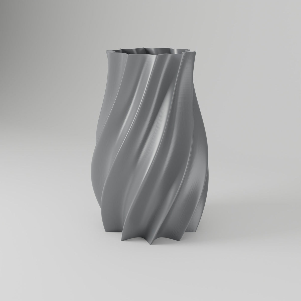 Raora Swirl Flower Vase – Modern Twisted Vase - Northern Foundry