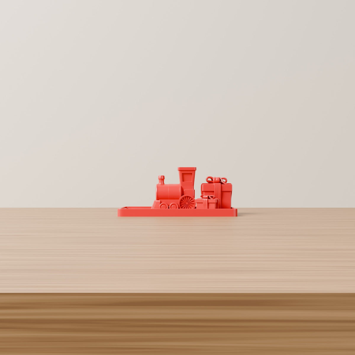Red Christmas Train Tray – Steam Engine Holiday Candy & Trinket Tray - Northern Foundry