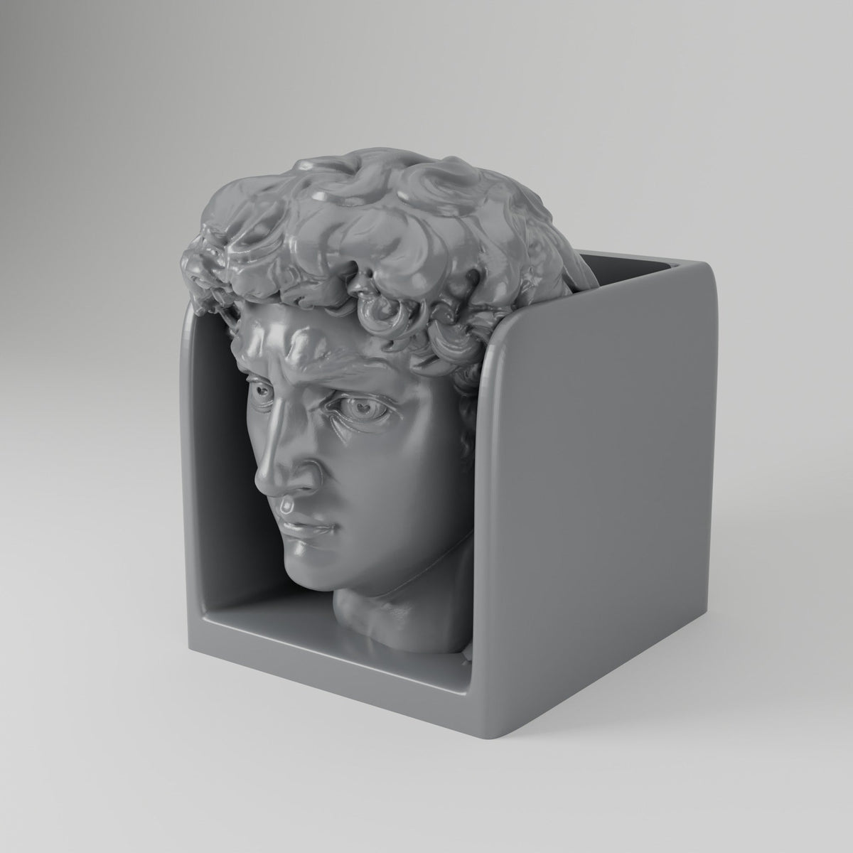 Renaissance Head Pen Holder – Classical Statue Desk Organizer - Northern Foundry