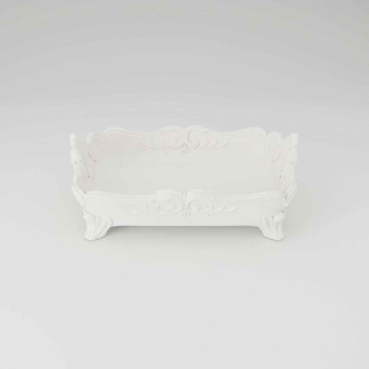 Rocaille Decorative Tray – Ornate Baroque Vanity Tray - Northern Foundry