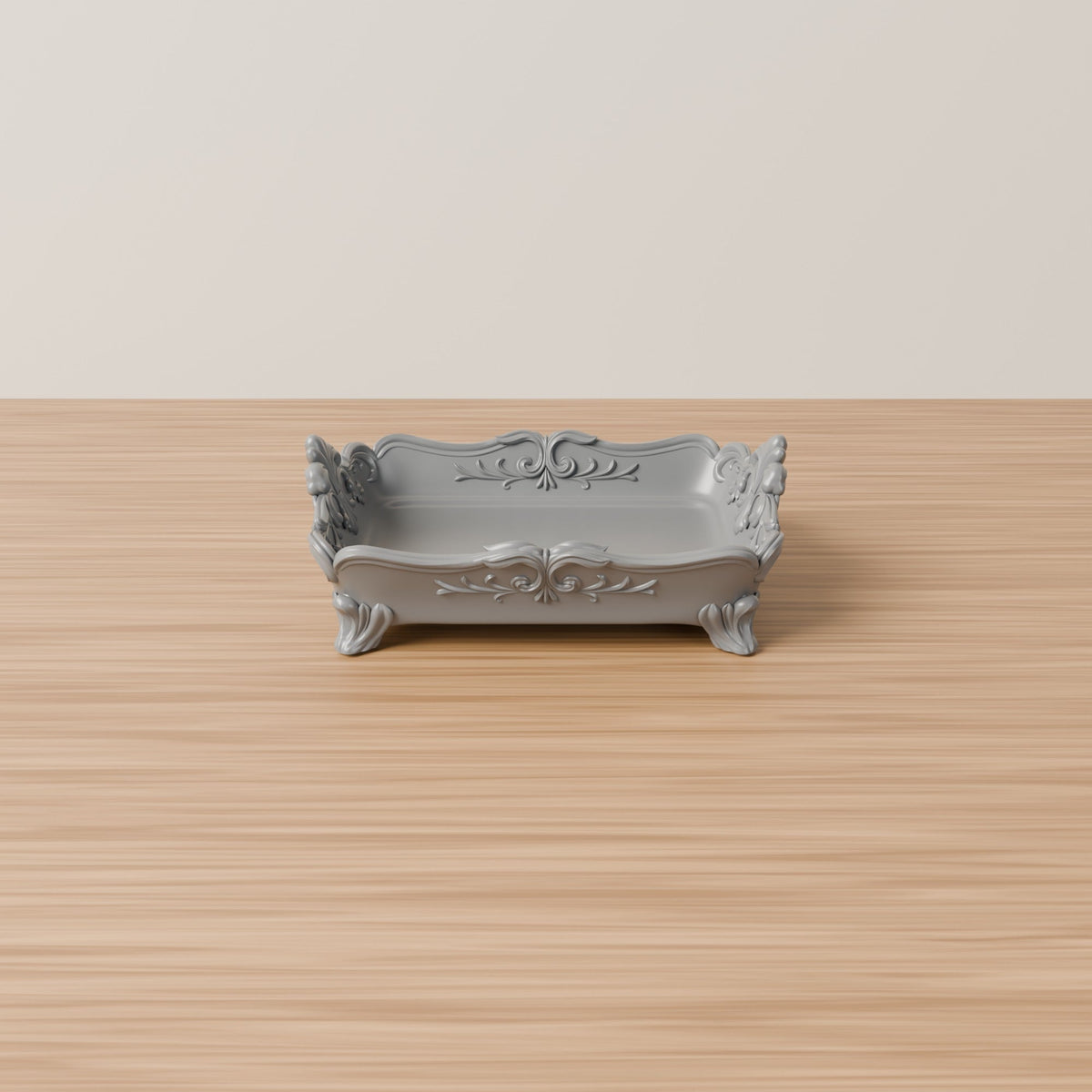 Rocaille Decorative Tray – Ornate Baroque Vanity Tray - Northern Foundry