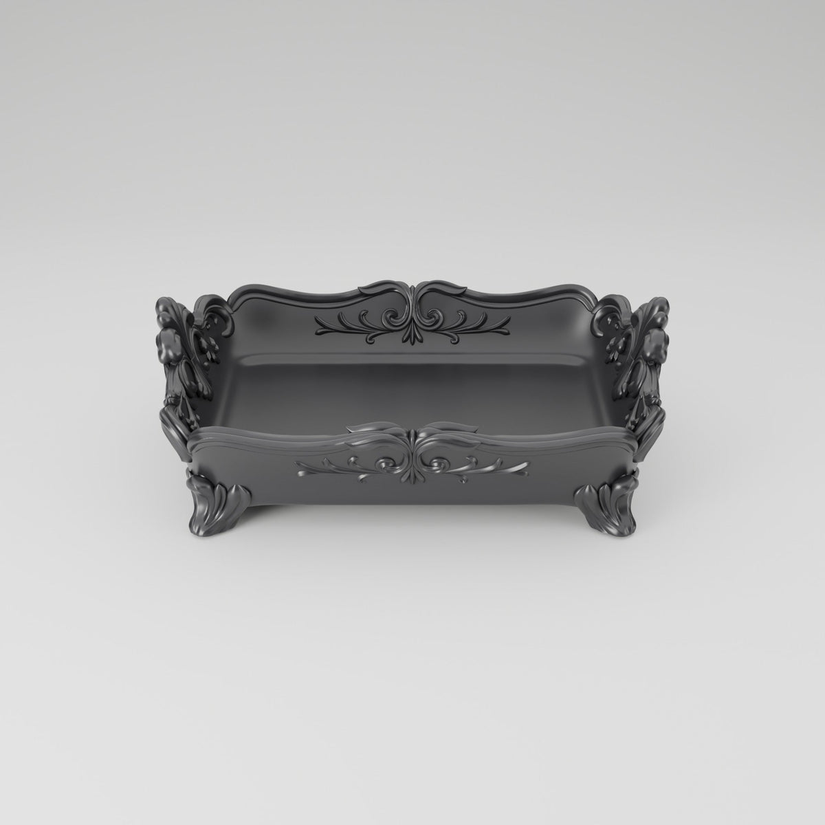 Rocaille Decorative Tray – Ornate Baroque Vanity Tray - Northern Foundry