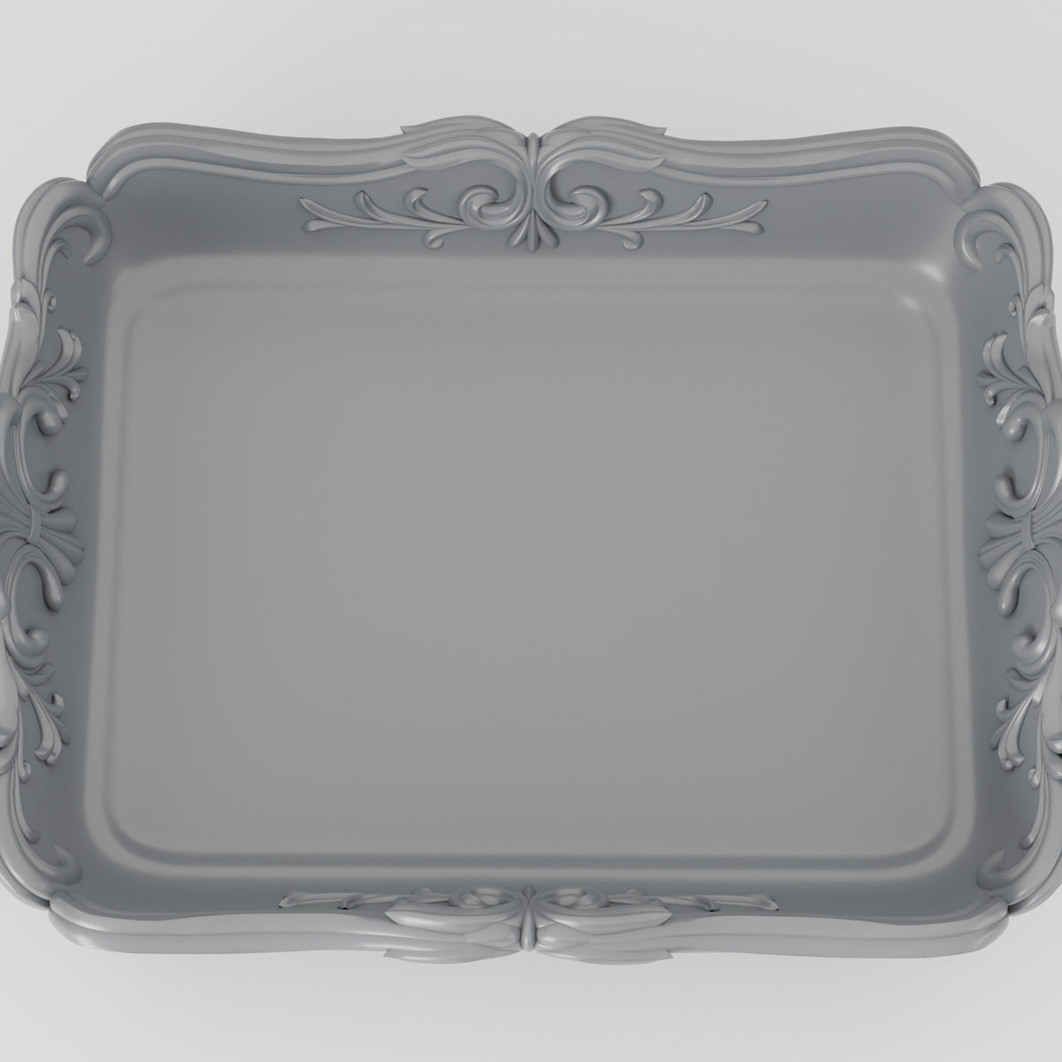 Rocaille Decorative Tray – Ornate Baroque Vanity Tray - Northern Foundry