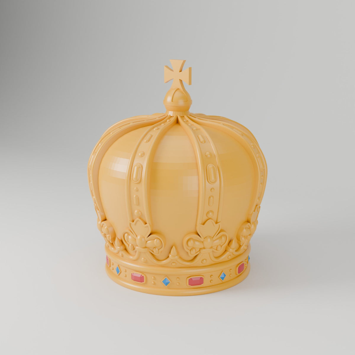 Royal Crown Storage Jar – Gold Crown Box with Lid - Northern Foundry