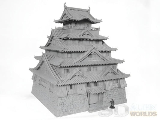 Samurai Castle Centrepiece – Feudal Japan Keep (28mm) - Northern Foundry