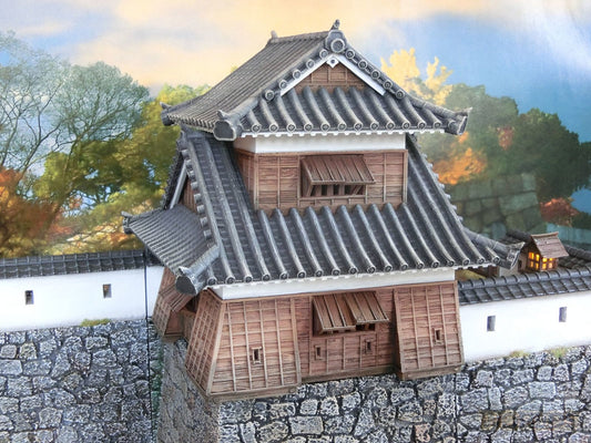 Samurai Castle Corner Tower – Fortified Yagura Terrain (28mm/32mm/40mm) - Northern Foundry