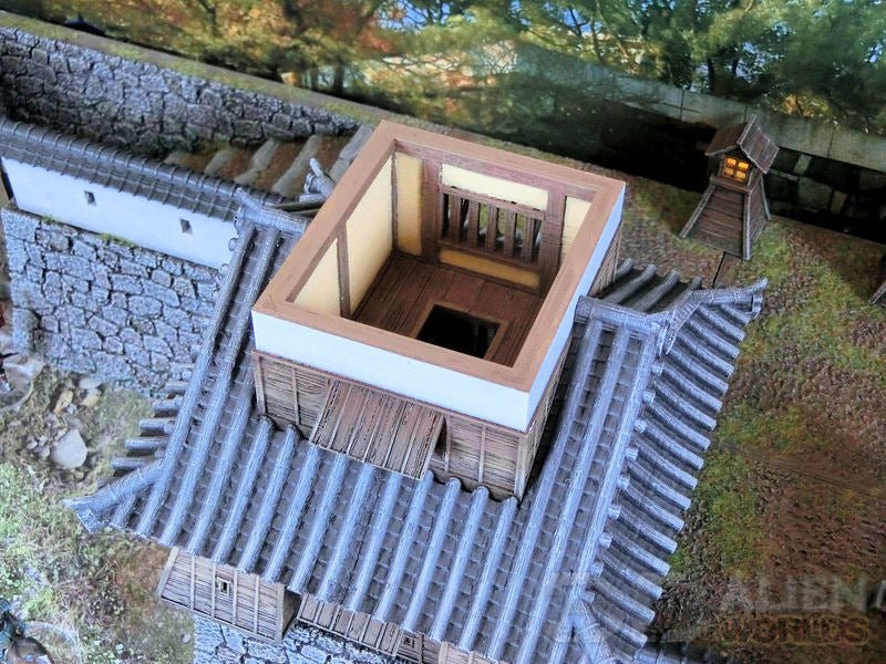 Samurai Castle Corner Tower – Fortified Yagura Terrain (28mm/32mm/40mm) - Northern Foundry