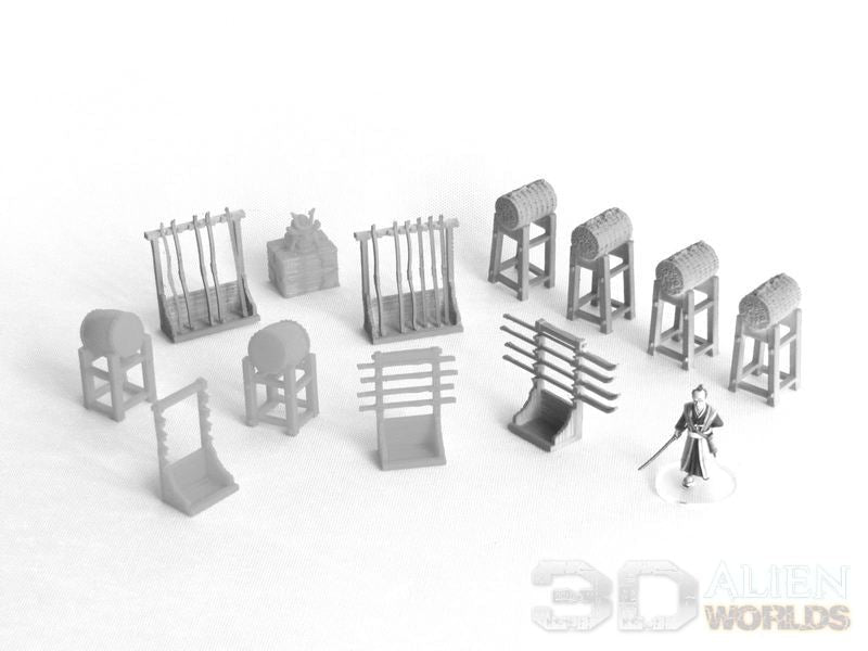 Samurai Dojo – Martial Arts Training Hall (28mm/32mm/40mm) - Northern Foundry