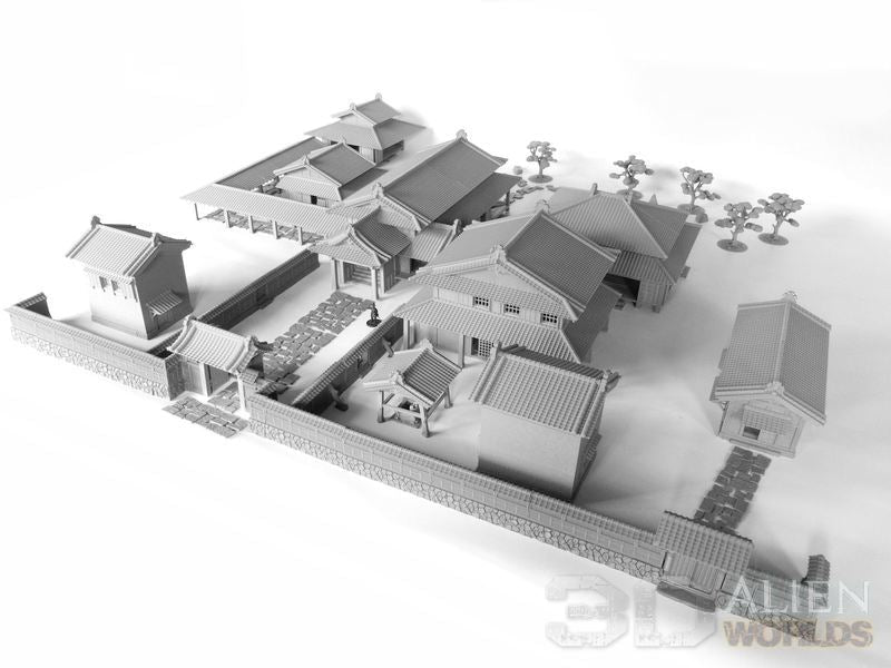 Samurai Lord's House – Sprawling Feudal Japanese Estate (28mm) - Northern Foundry