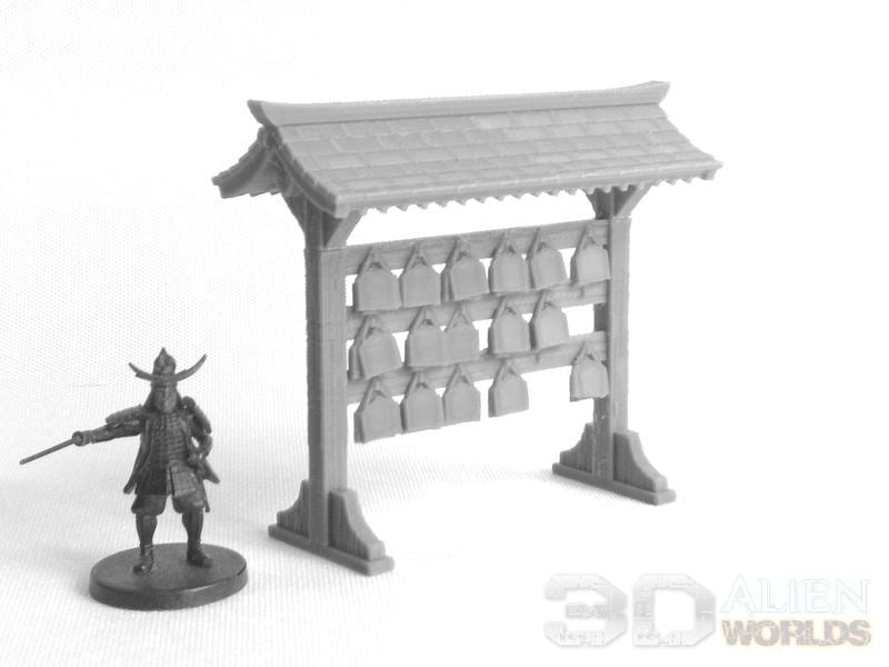 Samurai Shrine Set – Feudal Japan Shinto Shrine Terrain (28mm/32mm/40mm) - Northern Foundry