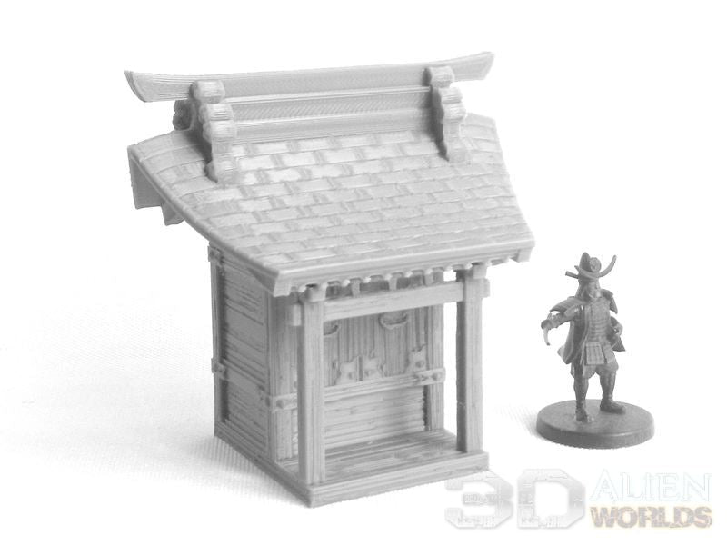 Samurai Shrine Set – Feudal Japan Shinto Shrine Terrain (28mm/32mm/40mm) - Northern Foundry