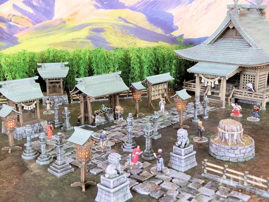 Samurai Temple and Shrine Bundle – Sacred Complex (28mm) - Northern Foundry