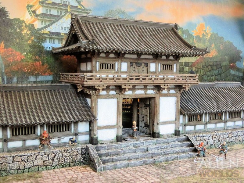 Samurai Temple Outer Gate – Feudal Japan Gate Terrain (28mm/32mm/40mm) - Northern Foundry