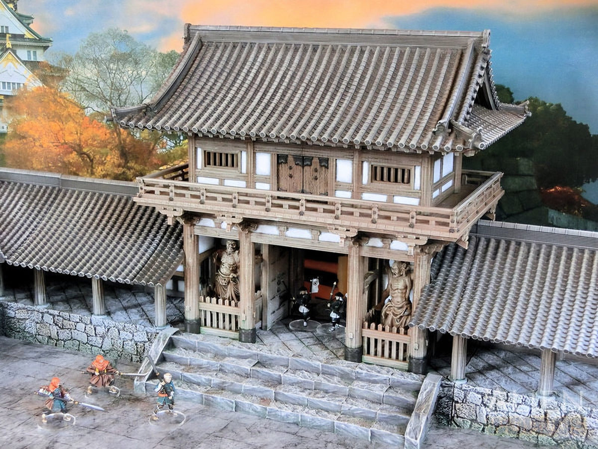 Samurai Temple Outer Gate – Feudal Japan Gate Terrain (28mm/32mm/40mm) - Northern Foundry